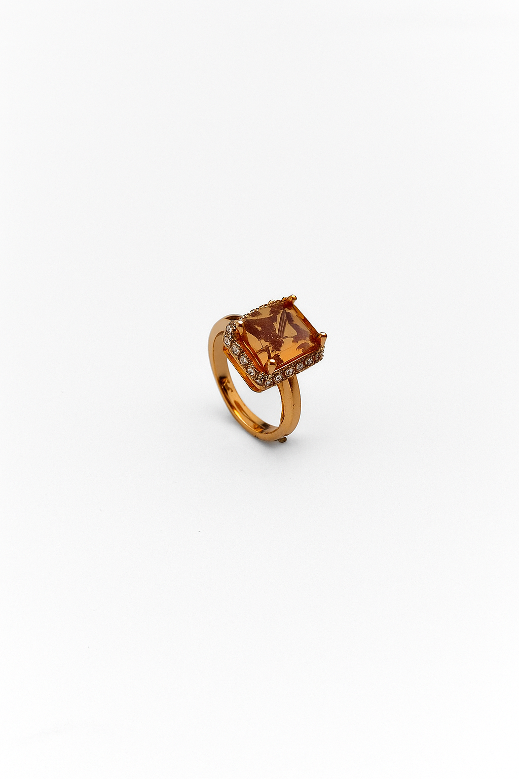 Golden Citrine Glow Ring