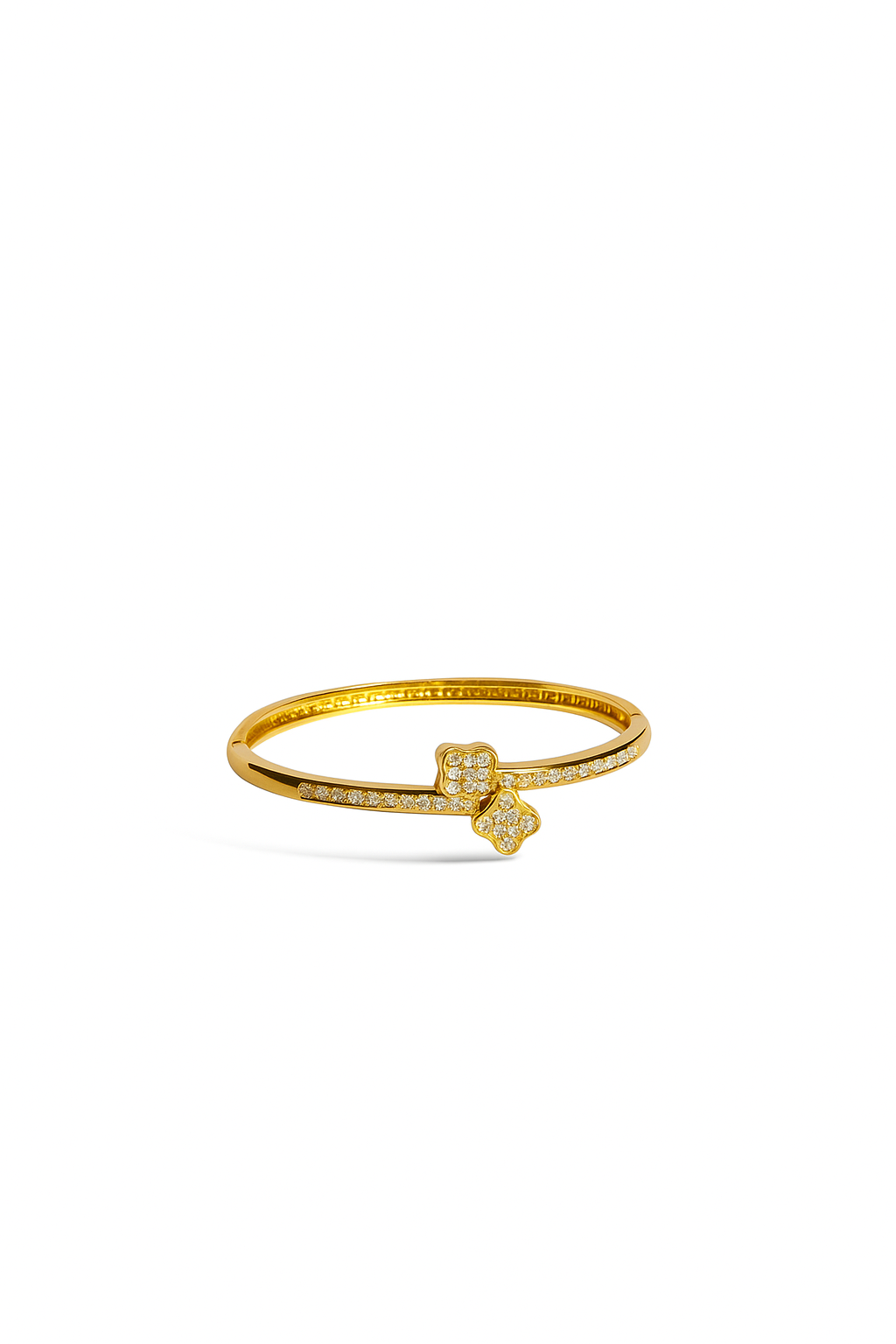 GOLD PLATED VANCLEEF BANGLE BRACELET