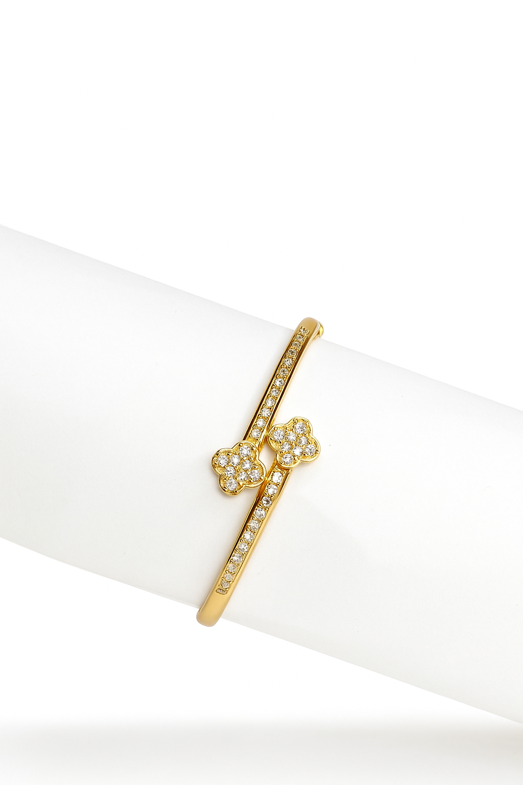 GOLD PLATED VANCLEEF BANGLE BRACELET